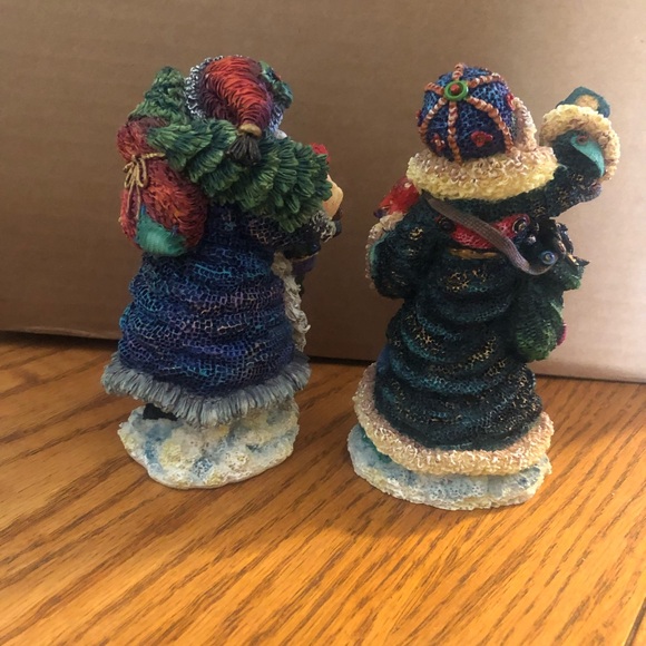 2 1998 Crinkle Clause Collectors Figurines - Picture 3 of 11